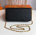 Louis Vuitton félicie pochette Black