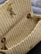 YSL Kate In Raffia - 28.5¡Á20¡Á6cm