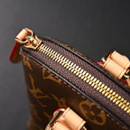Louis Vuitton Speedy 30 Handbag – Monogram Canvas with Leather Trim