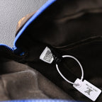 Louis Vuitton Trio Messenger Bag Monogram Canvas Blue Strap Crossbody Pouch
