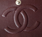 Chanel timeless classic Flap bag silver hardware