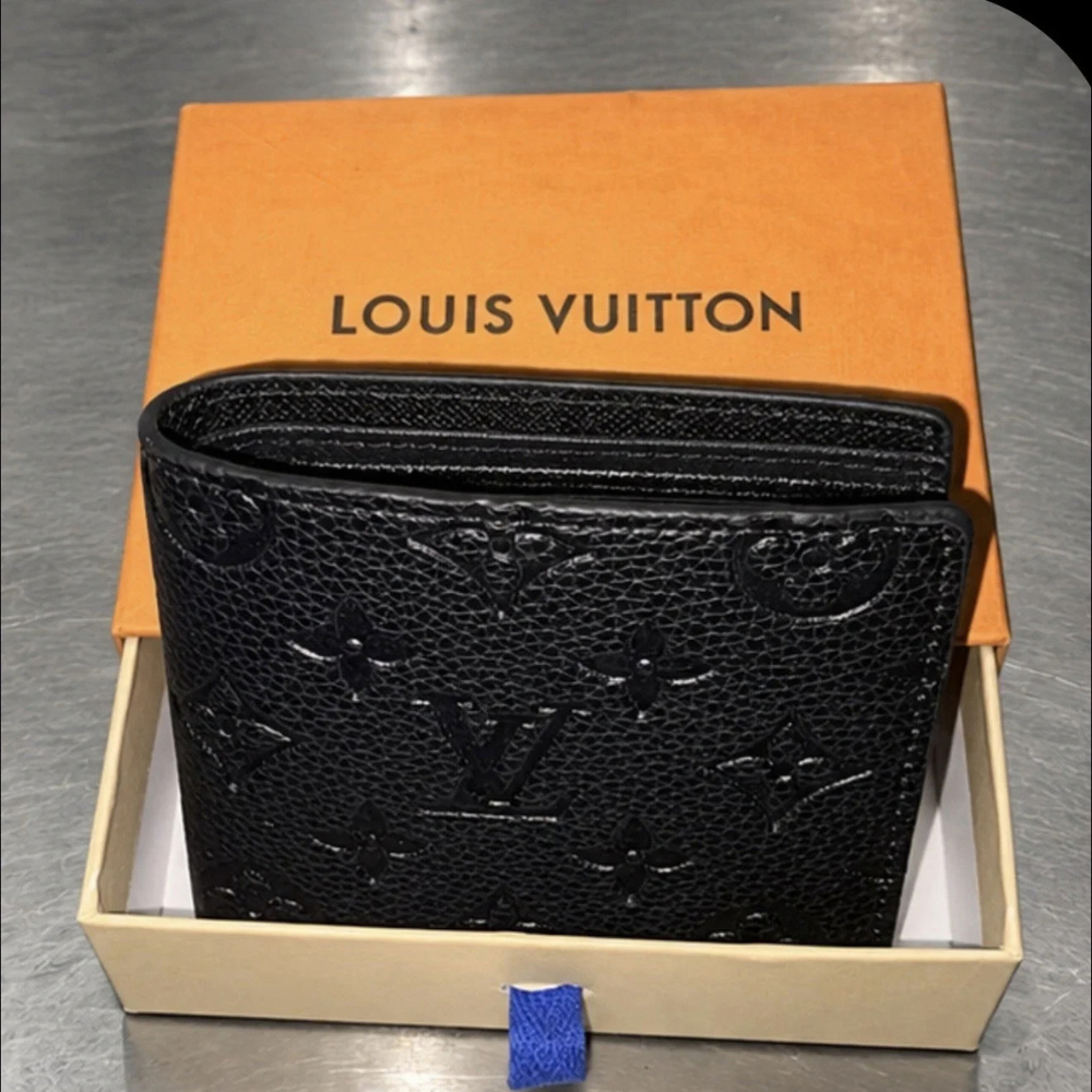 Louis Vuitton Multiple Monogram Canvas Slender Wallet Black Men's Slim Card Case